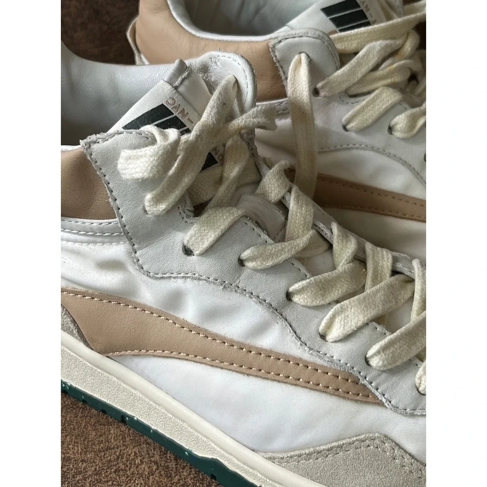 ONCEPT Anthropologie 037 PRINCETON SNEAKERS Mid-Top Shoes OAK Brown/Cream 7.5